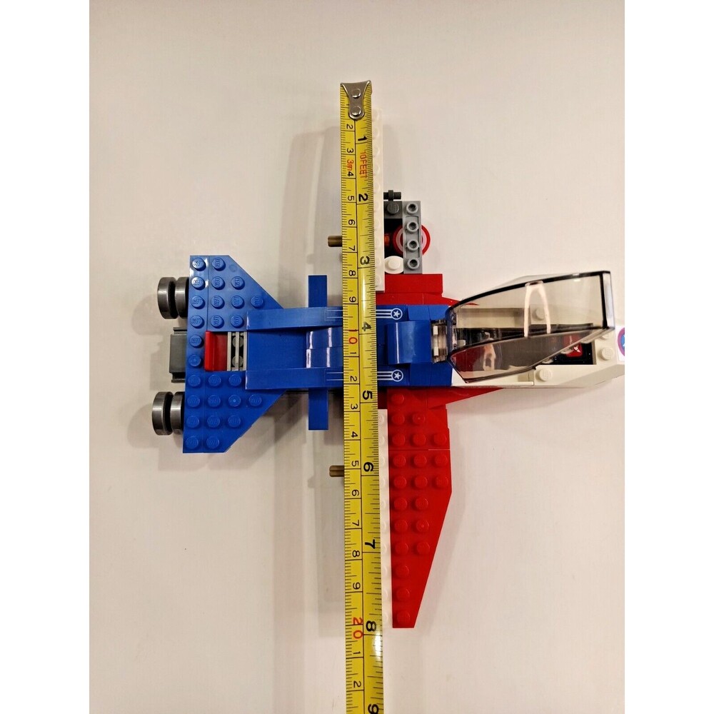 Lego Marvel Cpt America Jet Pursuit 76076 Retired Minifigure Incomplete Plane - Picture 3 of 13